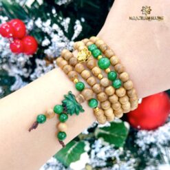 Chuỗi trầm hương Philippin 6li 108 hạt tự nhiên - Vuông