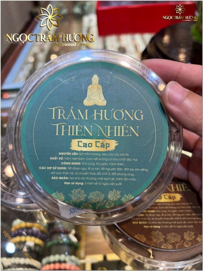 Nụ trầm hương tự nhiên cao cấp (hộp to 50 nụ trầm)