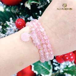Chuỗi thạch anh hồng 6 li