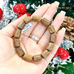 Vòng trầm hương trúc Indo 12 li tự nhiên - Vuồng