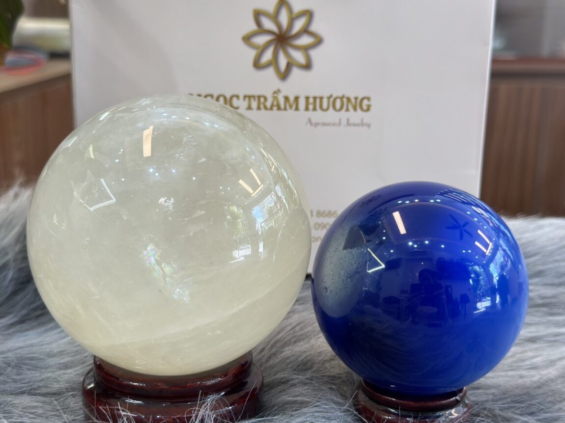 Cầu đá phong thủy trắng - xanh