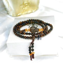 Vòng trầm hương từ thiên nhiên - Ngọc Trầm Hương Chuỗi trầm dó dây 5li (1)