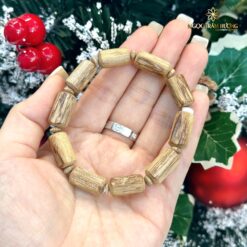 Vòng Đơn trầm banh việt khách hòa 12 li - Vuông