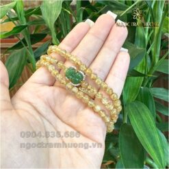 Chuỗi thạch anh tóc vàng 6 li (1)