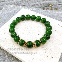 Vòng tay đá Diopside 10 li